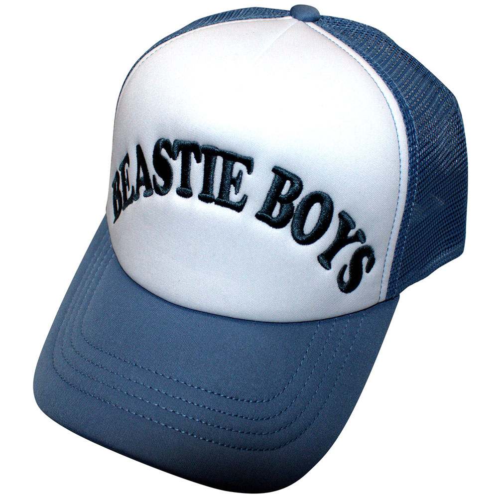 Beastie Boys - Text Logo Trucker cap - White/Dark blue